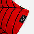 Red Web Pattern Spats / Cleat Covers