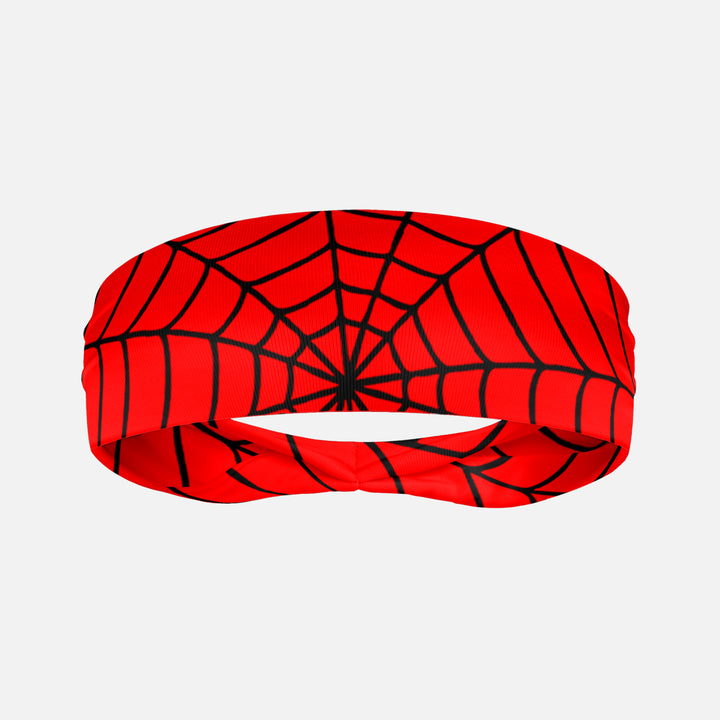 Red Web Pattern Kids Headband