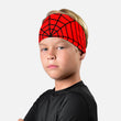 Red Web Pattern Kids Headband