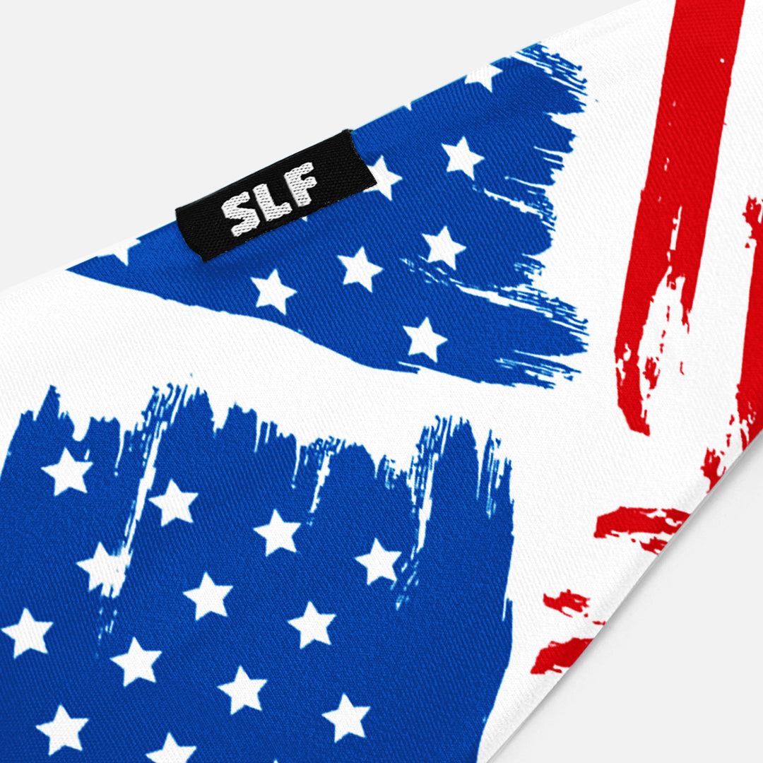 USA Brushed Flag Kids Headband