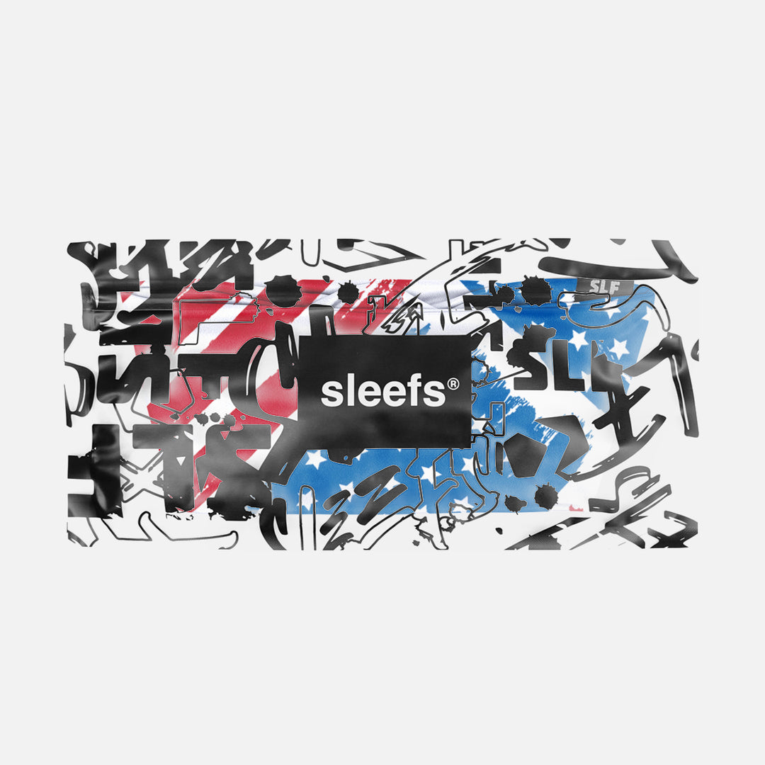 USA Brushed Flag Kids Headband