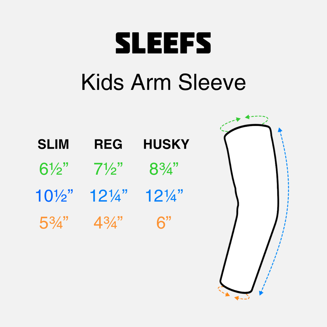 Cougar Grunge Script Kids Arm Sleeve