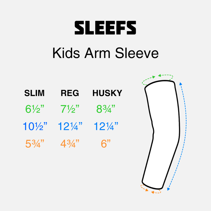 Cougar Grunge Script Kids Arm Sleeve