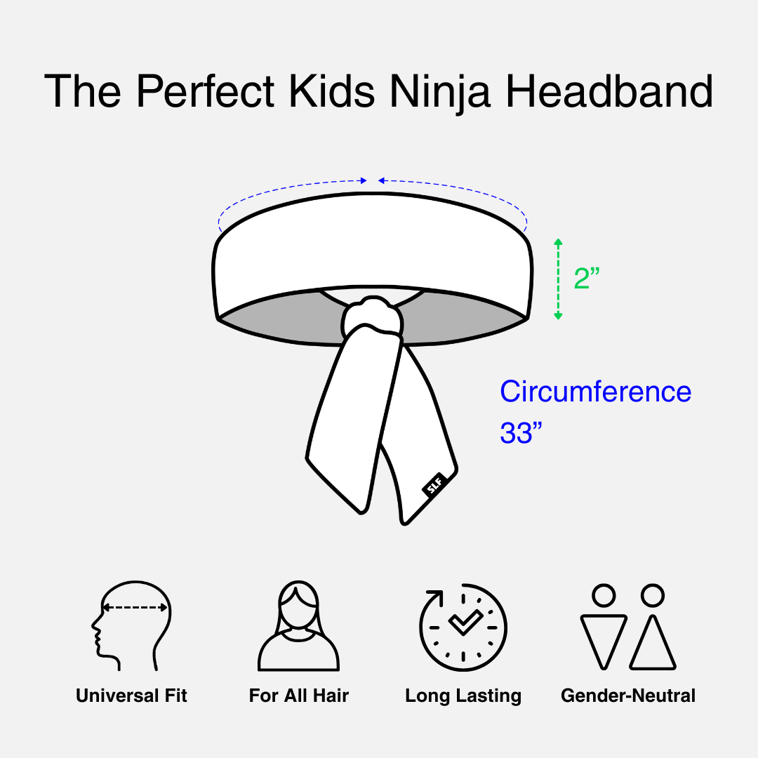 Hue Royal Blue Kids Ninja Headband
