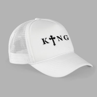 King Gothic Cross Patch Trucker Hat