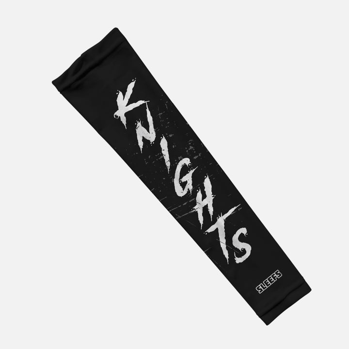 Knights Grunge Script Kids Arm Sleeve