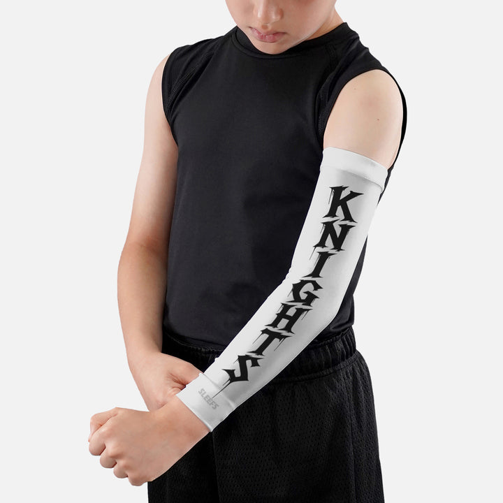 Knights Razor Script Kids Arm Sleeve
