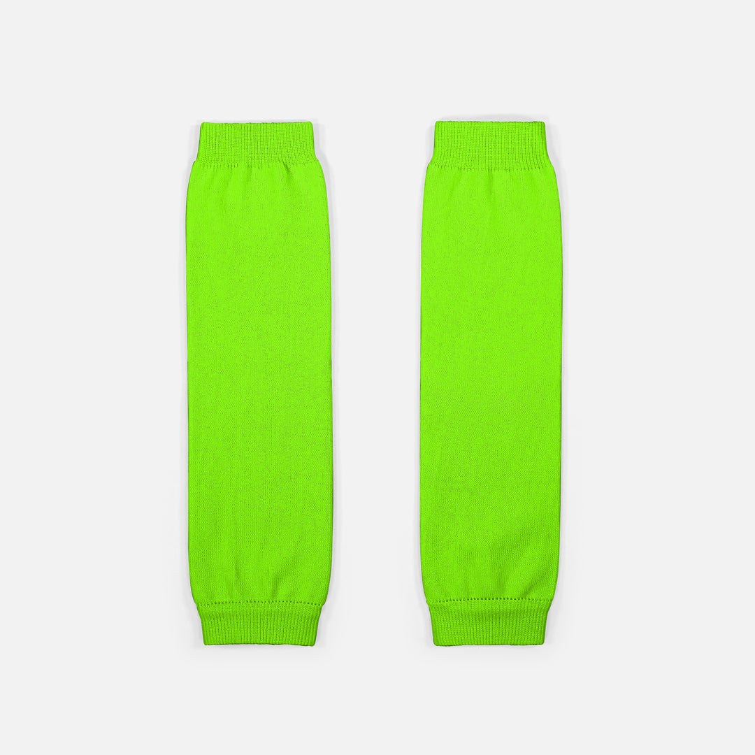 Hot Green Knitted Compression Calf Sleeves