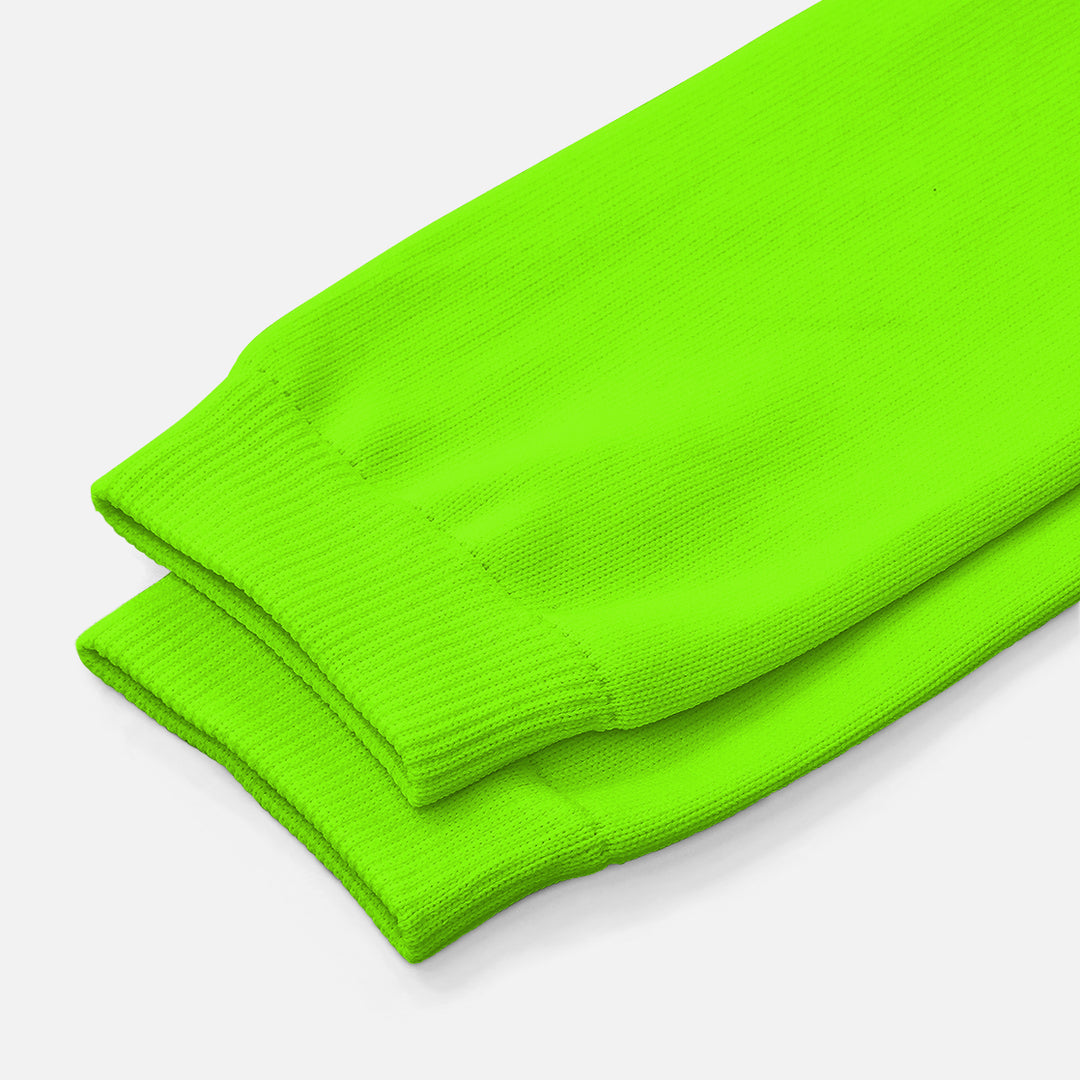 Hot Green Knitted Compression Calf Sleeves