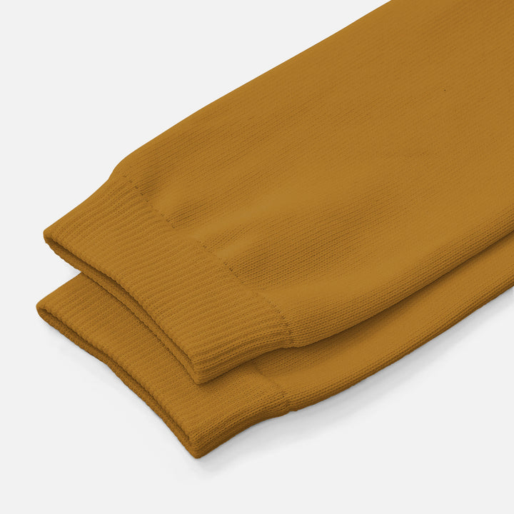 Hue Gold Knitted Compression Calf Sleeves