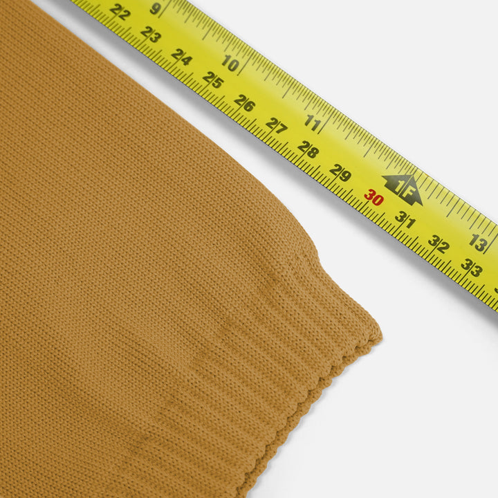 Hue Gold Knitted Compression Calf Sleeves