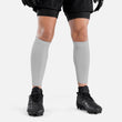 Hue Light Gray Knitted Compression Calf Sleeves