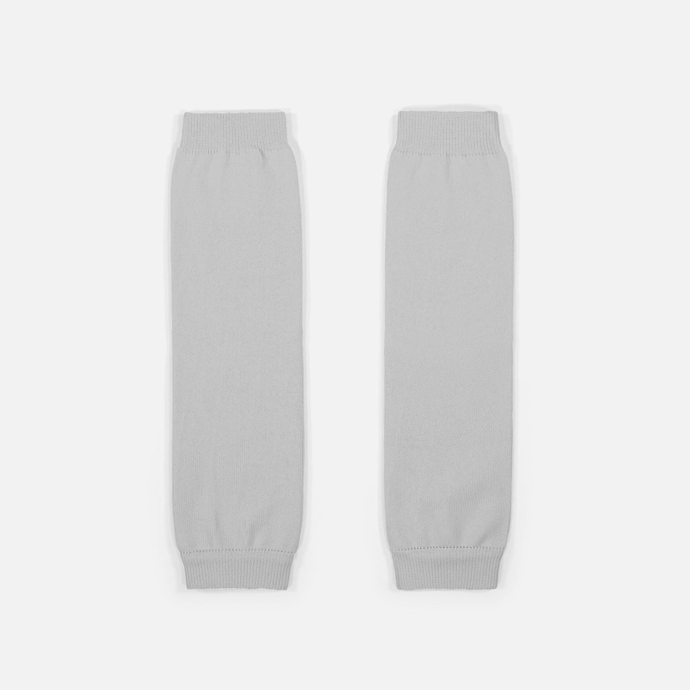 Hue Light Gray Knitted Compression Calf Sleeves