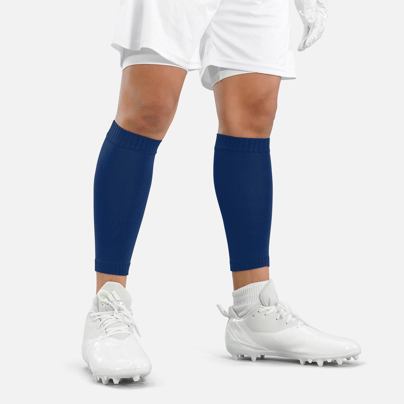 Hue Navy Knitted Compression Calf Sleeves