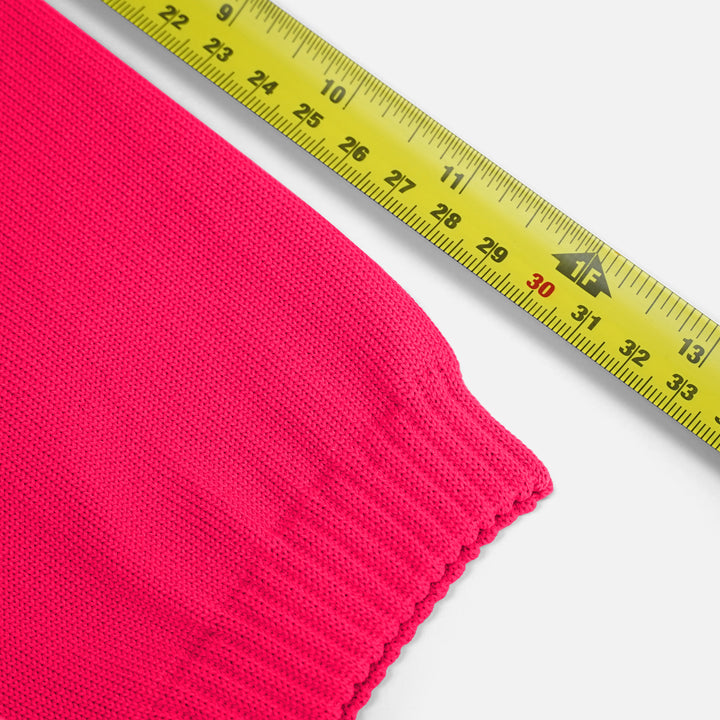 Hue Pink Knitted Compression Calf Sleeves