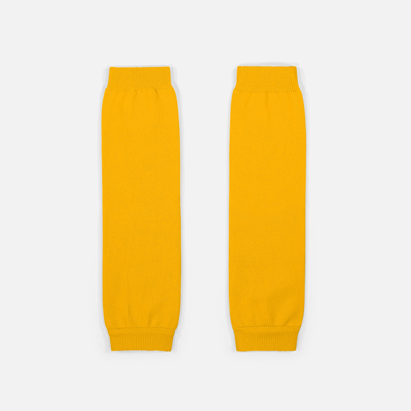 Hue Yellow Gold Knitted Compression Calf Sleeves