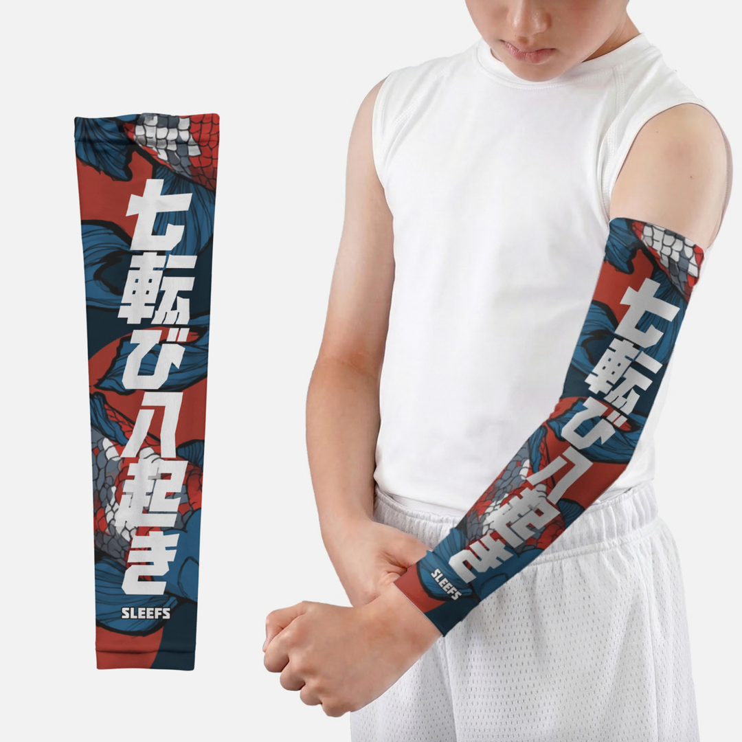 Koi Rise Again Kids Arm Sleeve