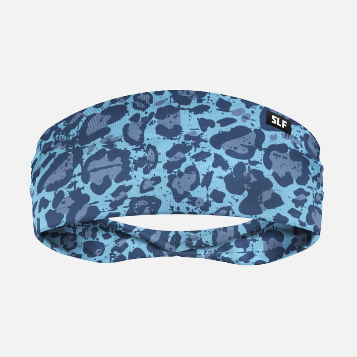 Leopard Azure Blaze Headband