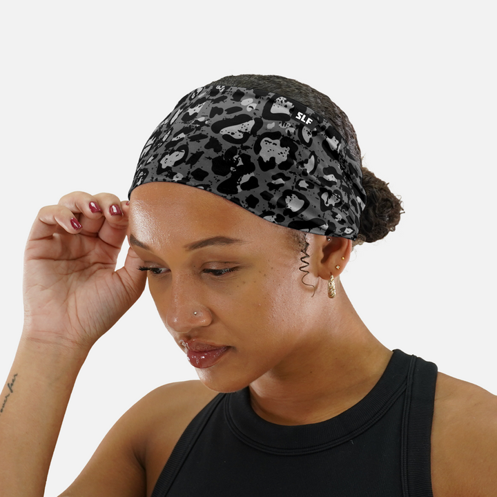 Leopard Black Headband