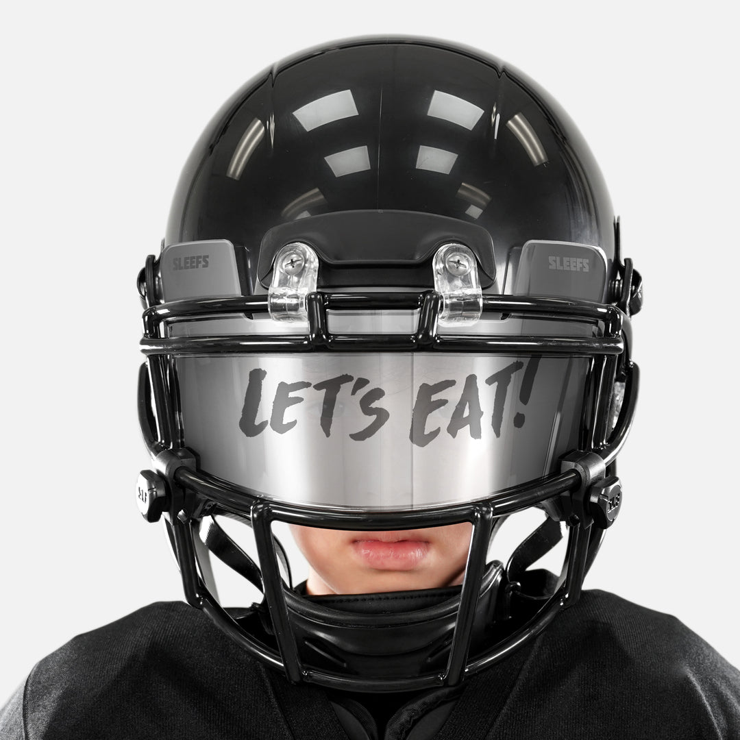 Let's Eat Silver Moonstone Helmet Eye-Shield Visor for Kids