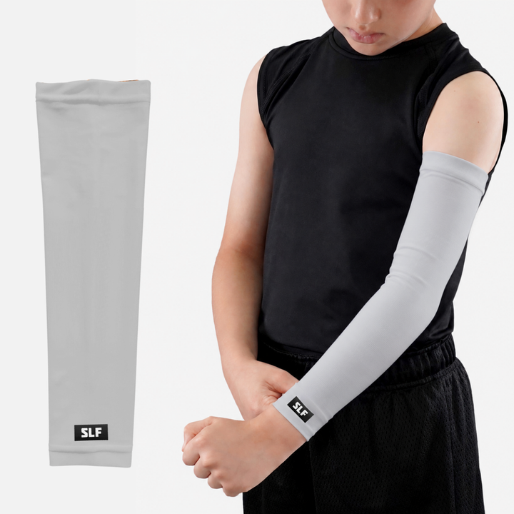 Hue Light Gray Kids Arm Sleeve