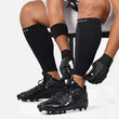 Lineman Black Knitted Compression Calf Sleeves