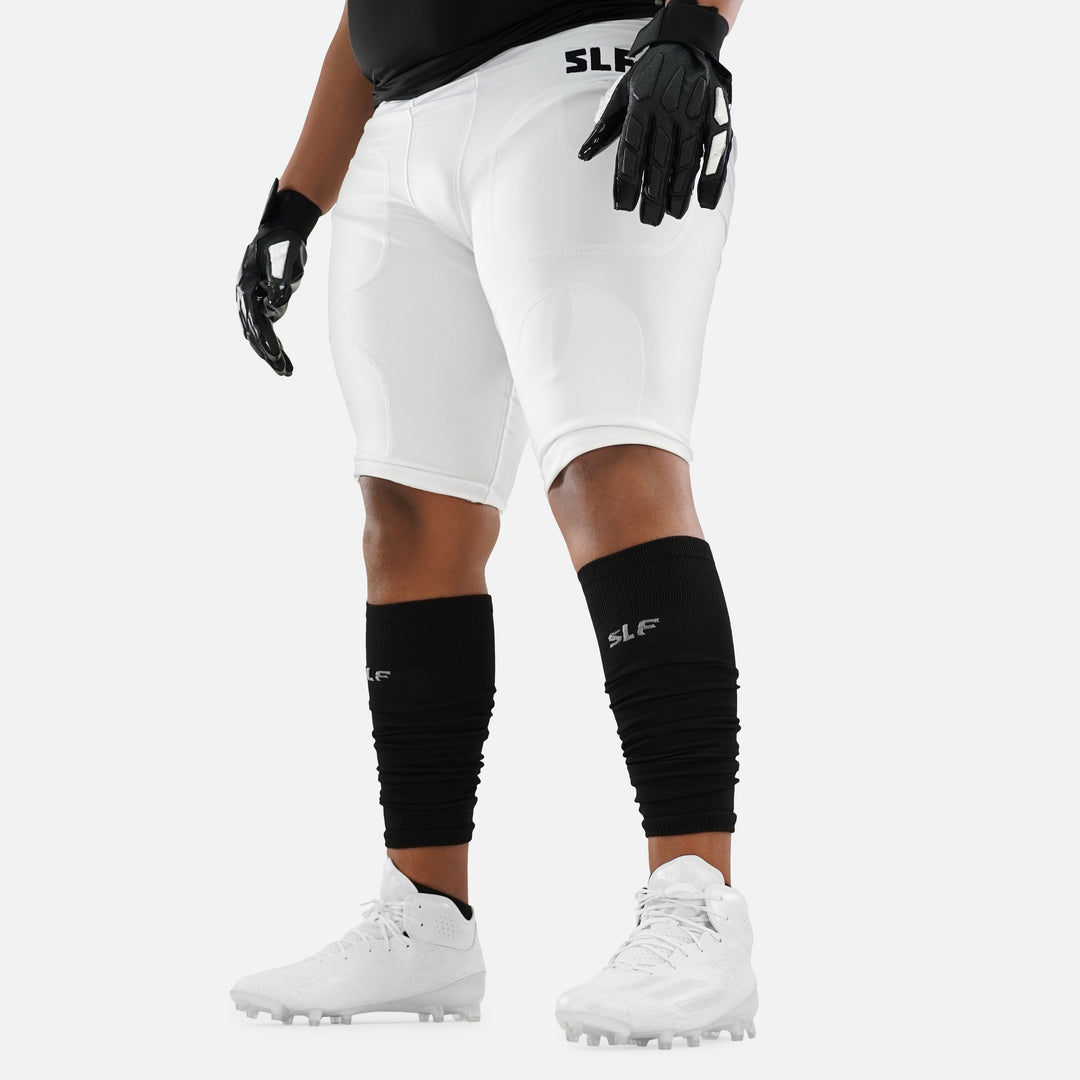 Black Lineman Scrunchie Leg Sleeves