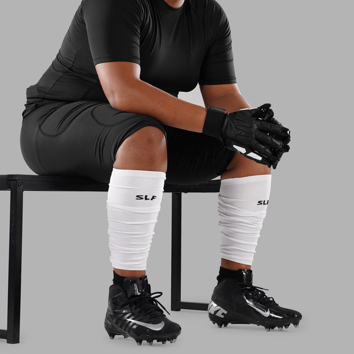 Basic White Lineman Scrunchie Leg Sleeves