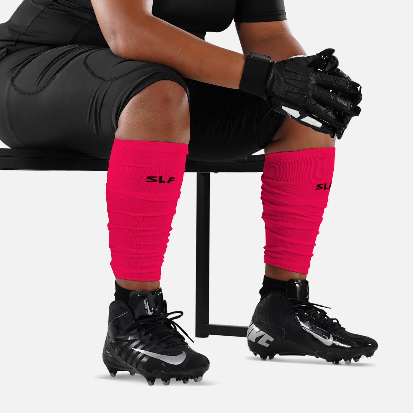 Hue Pink Lineman Scrunchie Leg Sleeves