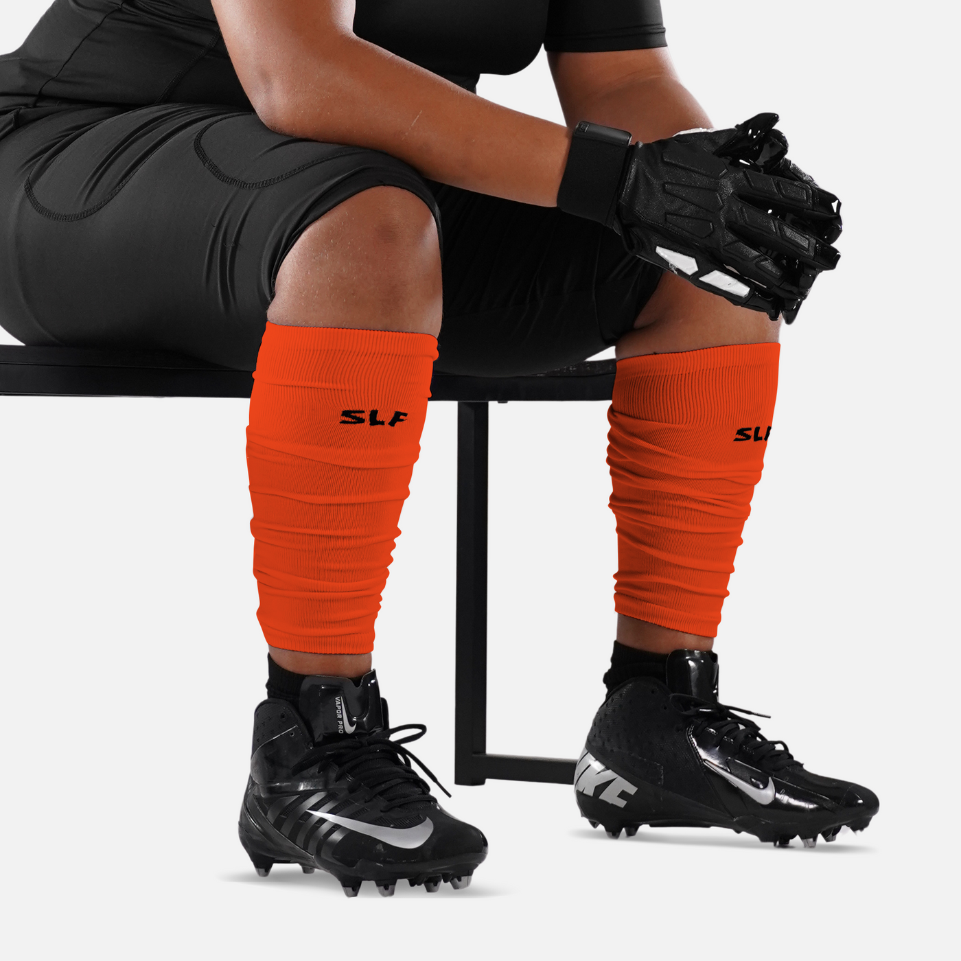 Hue Orange Lineman Scrunchie Leg Sleeves