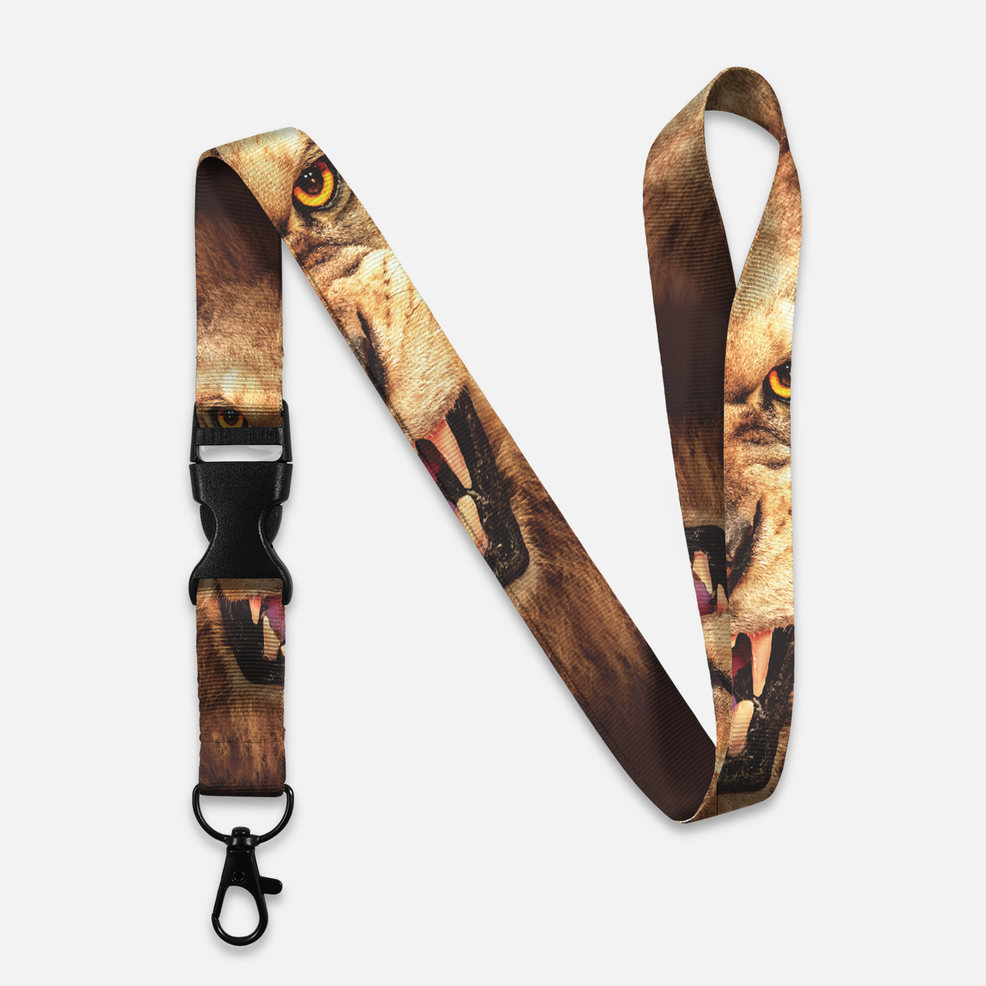 Lion Face Lanyard