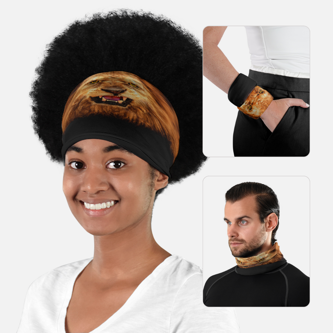 Lion Face Neck Gaiter