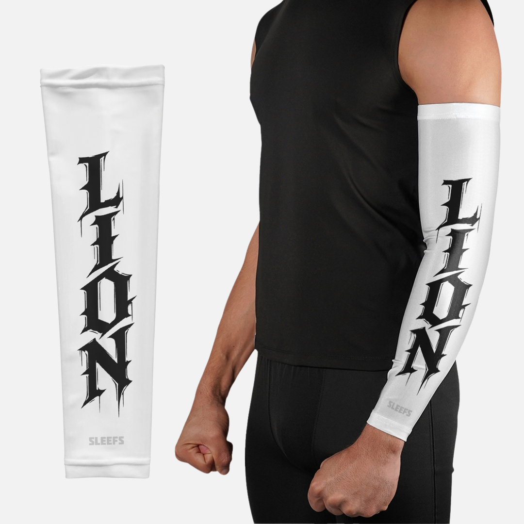 Lion Razor Script Arm Sleeve