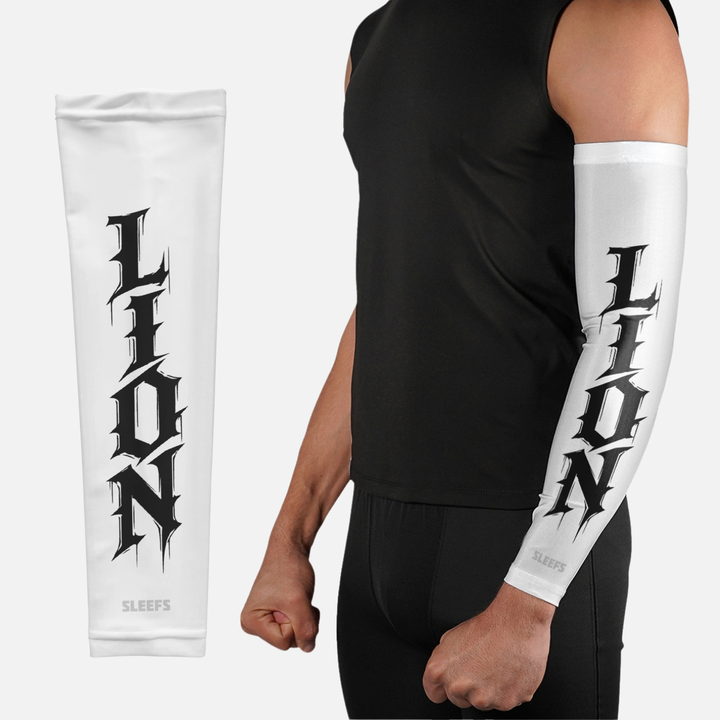 Lion Razor Script Arm Sleeve