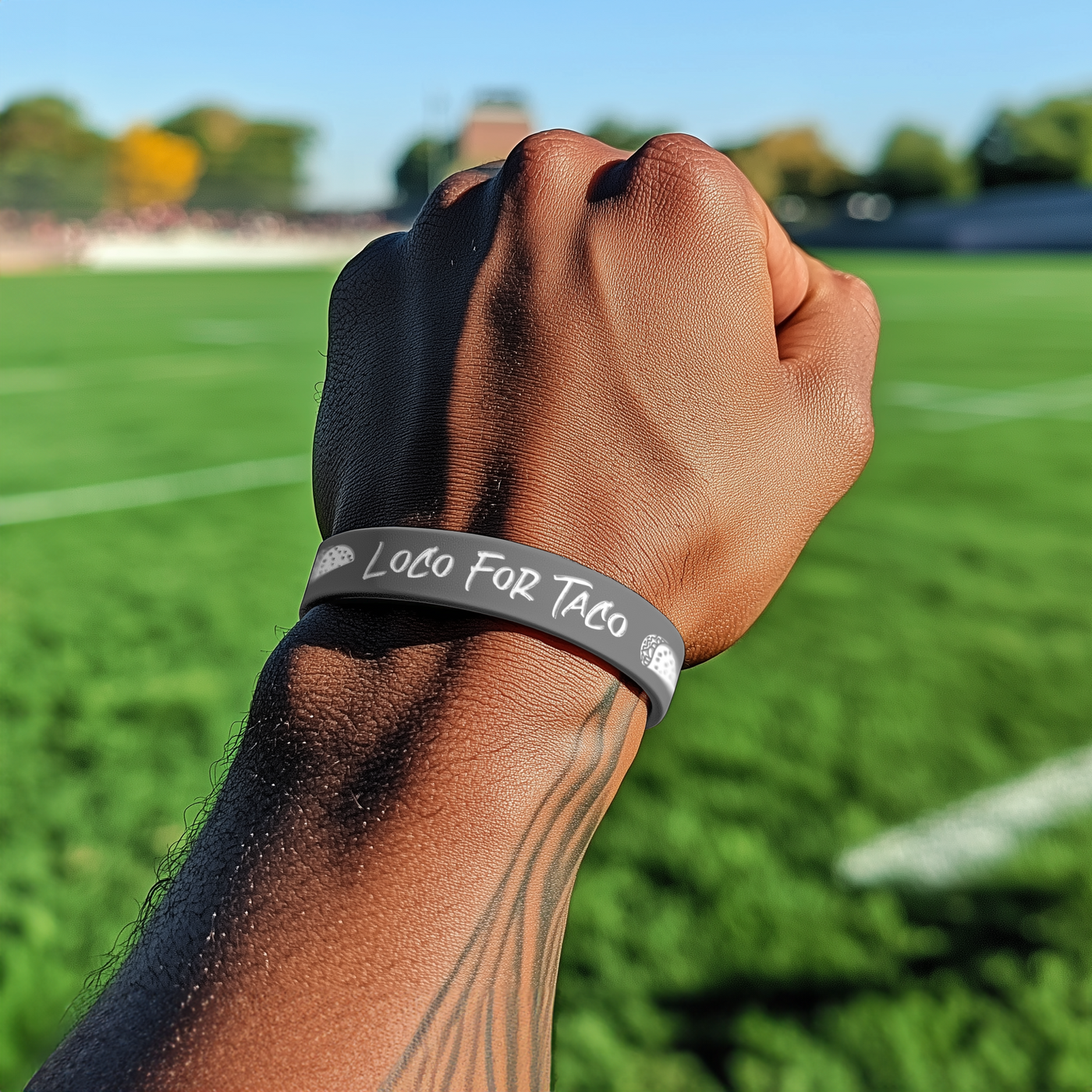 Loco For Taco Motivational Wristband