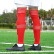 Hue Red Long Soccer Leg Sleeves