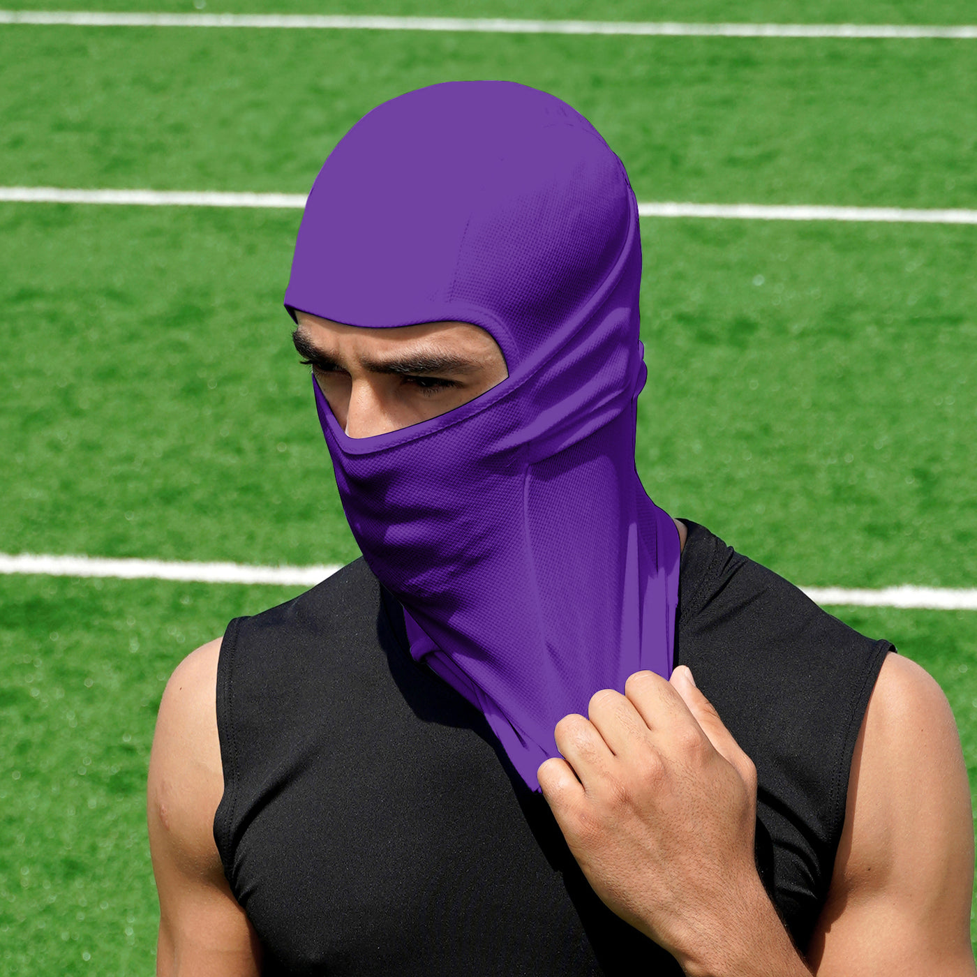 Hue Purple Loose-fitting Shiesty Mask