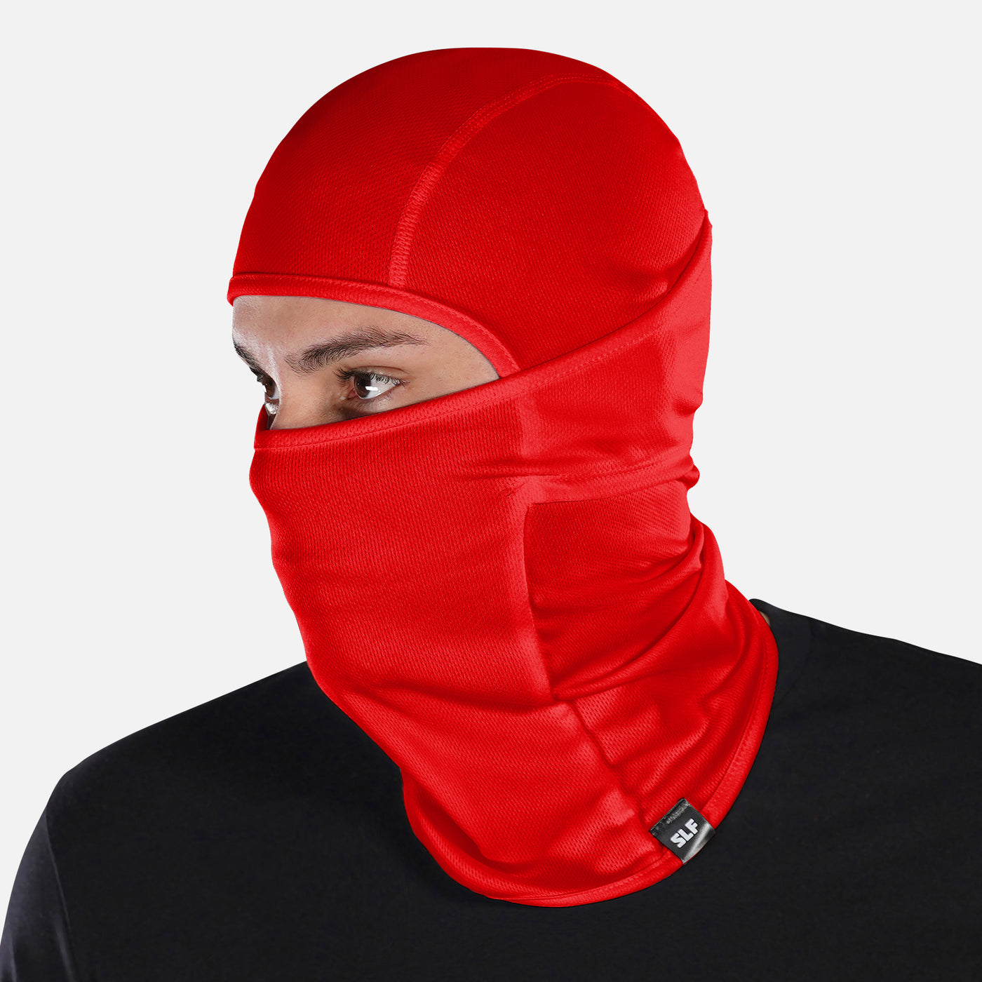 Hue Red Loose-fitting Shiesty Mask