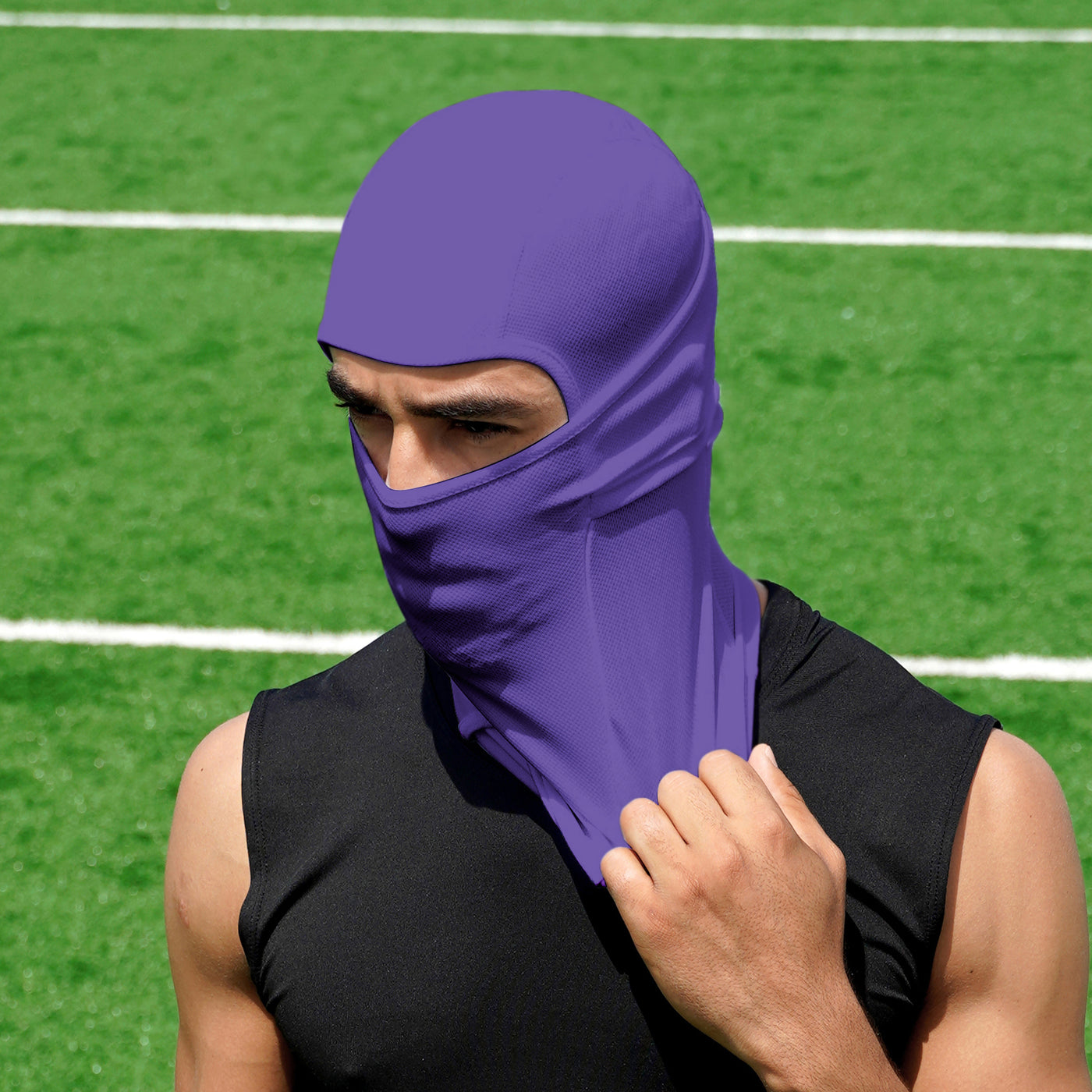 Hue Purple Loose-fitting Shiesty Mask