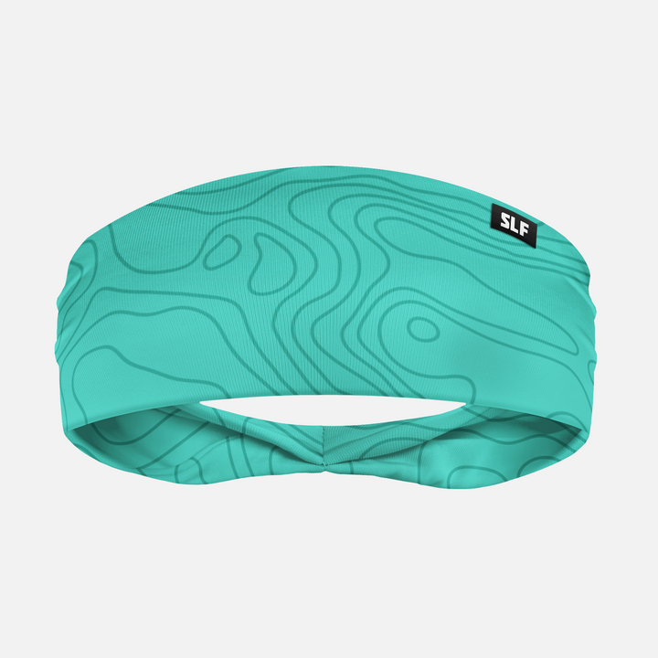 Lunar Map Mint Headband