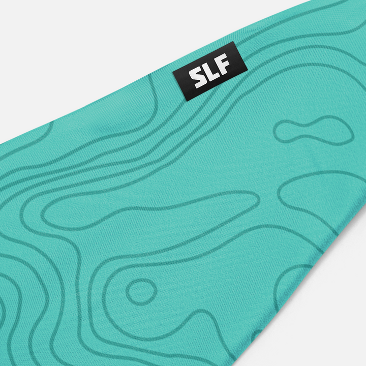 Lunar Map Mint Headband