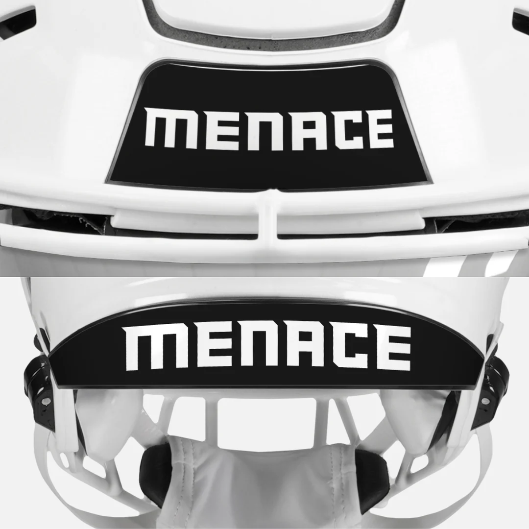 Menace Riddell Speedflex Front and Back Bumper Sticker Kit