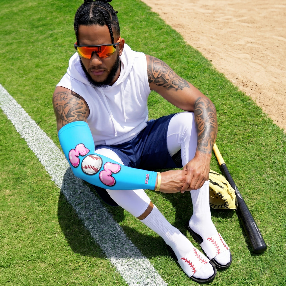 MOM Cotton Candy Baseball Arm Sleeve