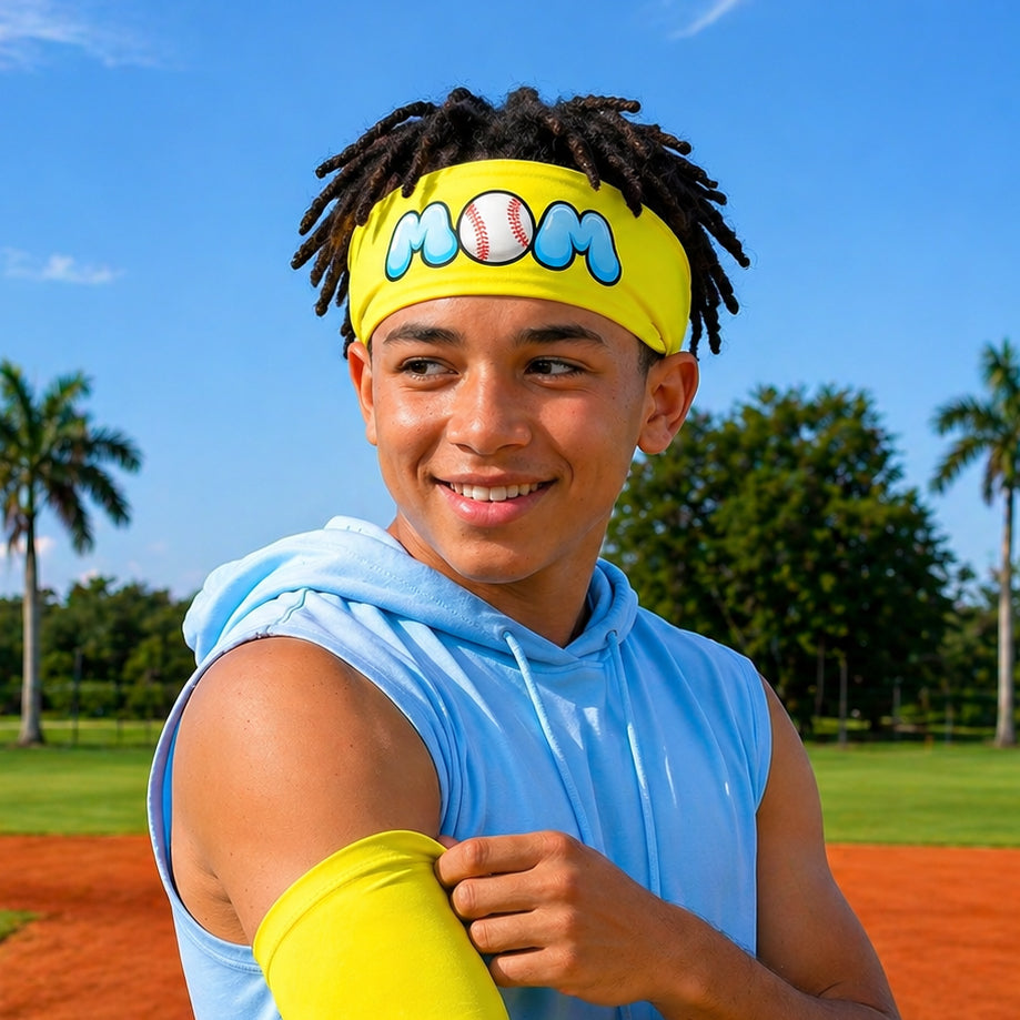 MOM Neon Pop Baseball Headband