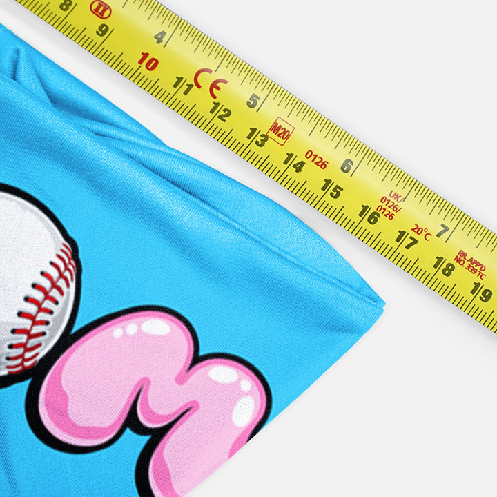 MOM Cotton Candy Baseball Kids Headband