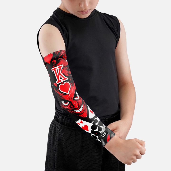 Mad King of Hearts Kids Arm Sleeve