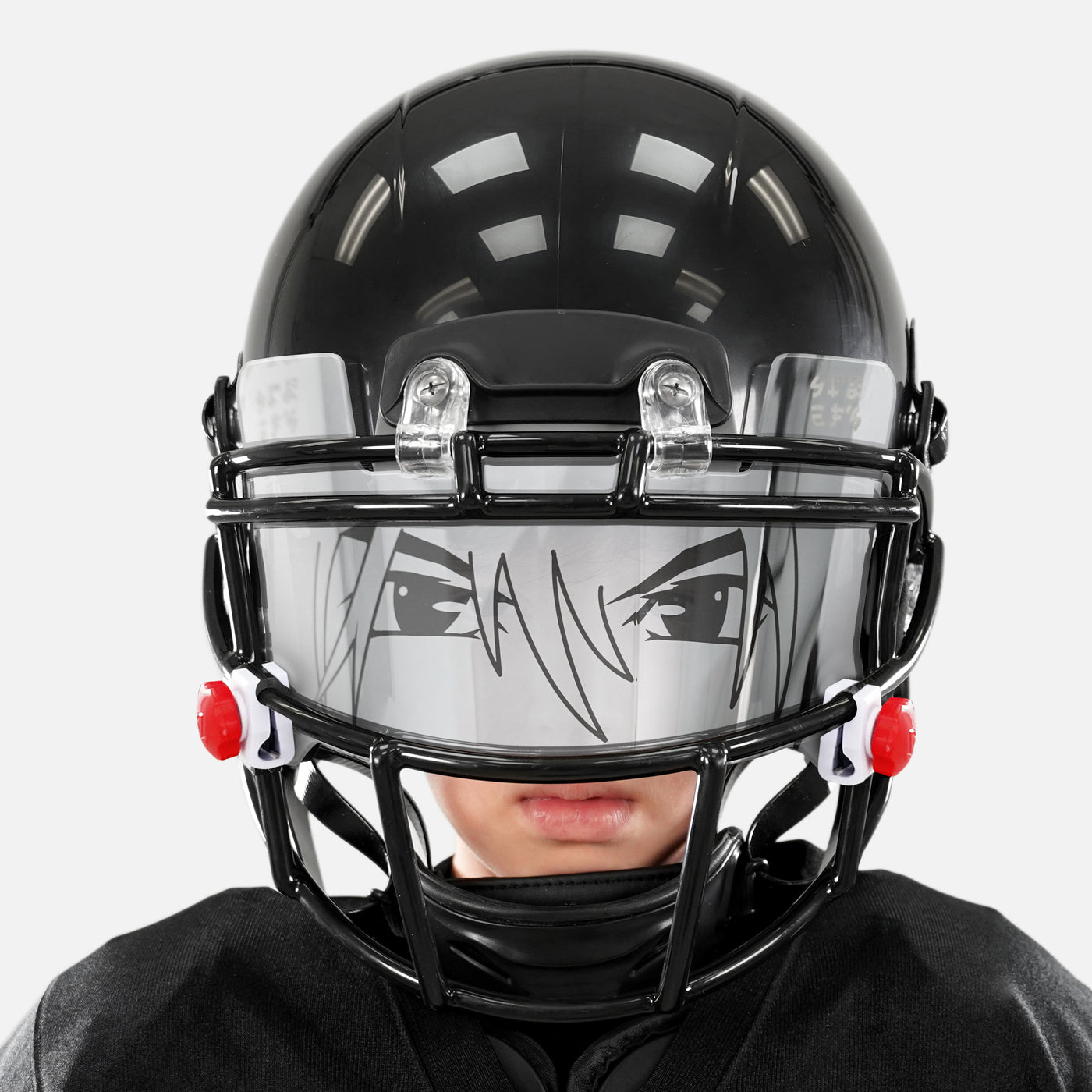 Manga Eyes Silver Helmet Eye-Shield Visor for Kids