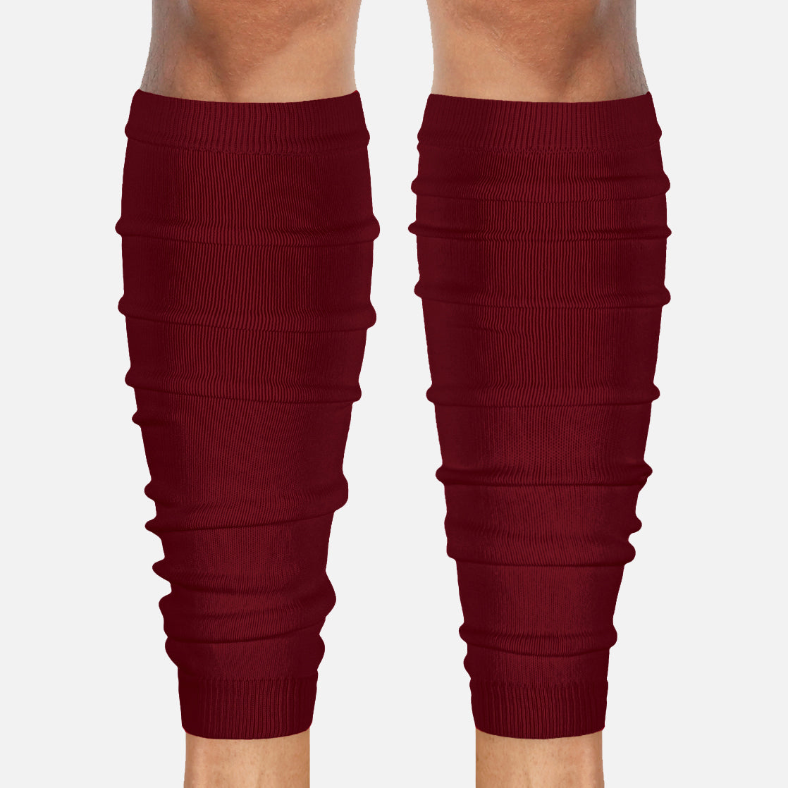 Hue Maroon Scrunchie Leg Sleeves