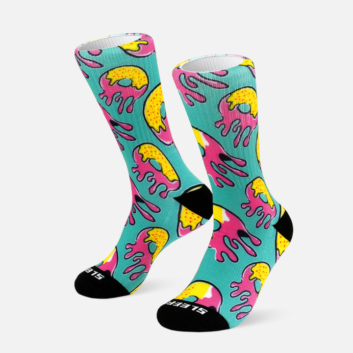 Meltdown Donuts Crew Socks