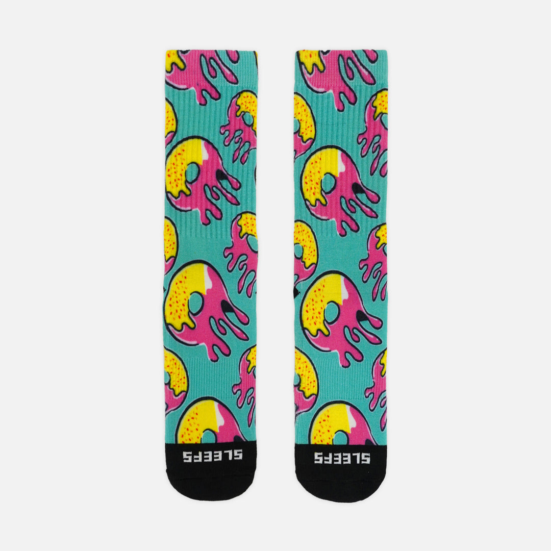 Meltdown Donuts Crew Socks